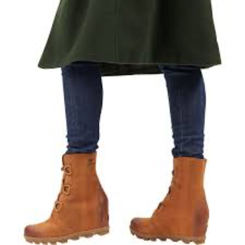 Sorel Joan Of Sryic Wedge II Women Boots Size 7.5